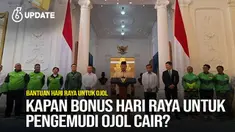 Pemerintah pastikan bonus Hari Raya (THR) untuk driver ojol cair maksimal H-7 Lebaran 2025; Presiden Prabowo Subianto telah mengimbau aplikator berikan bonus tunai, besarannya bervariasi.
