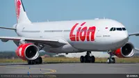 Pesawat Airbus A330 yang akan dipakai Lion Air dalam melayani penerbangan jemaah haji pada musim haji 2025. (dok. Lion Air Group)