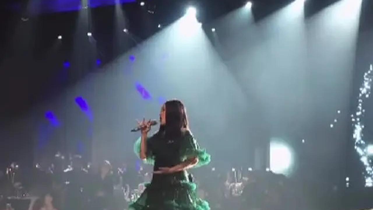 9 Gaya Nyentrik Titi DJ di Atas Panggung, Auranya Diva Banget