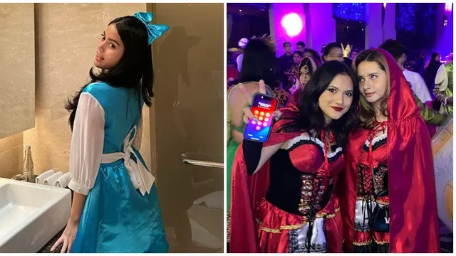6 Potret Penampilan Artis Cosplay Jadi Tokoh Kartun Favorit di Ultah Azizah Salsha