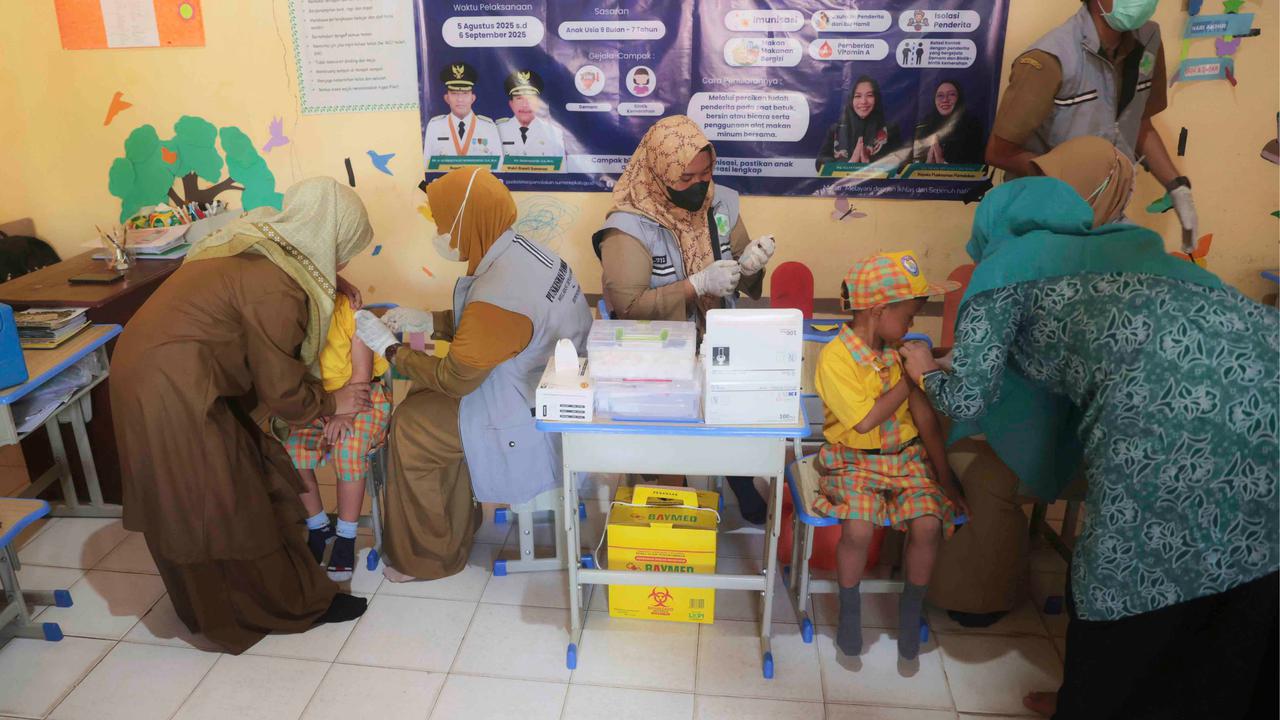 FOTO: KLB Campak di Sumenep, 2.035 Kasus dan 17 Korban Jiwa