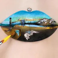 Lip art. (Instagram/missjazminad).