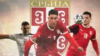 Ilustrasi - Dusan Tadic, Dusan Vlahovic, Luka Jovic (Bola.com/Adreanus Titus)