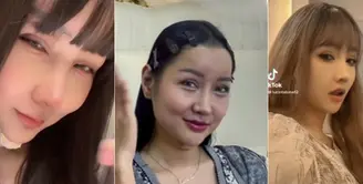 Dalam caption Instagramnya, Lucinta Luna mengatakan meski tuai pro kontra karena wajanya masih bengkak. Ia menyampaikan jika saat kempes nanti akan kaget sebab terlihat mirip Jisoo Blackpink. (@lucintaluna_manjalita)