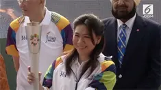 Api abadi telah sampai ke tangan Susy Susanti. Susy Susanti didapuk sebagai pembawa obor pertama Asian Games 2018.