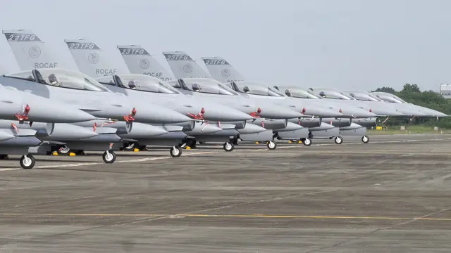 aiwan Kerahkan Jet Tempur F-16 Baru untuk Hadapi Ancaman China