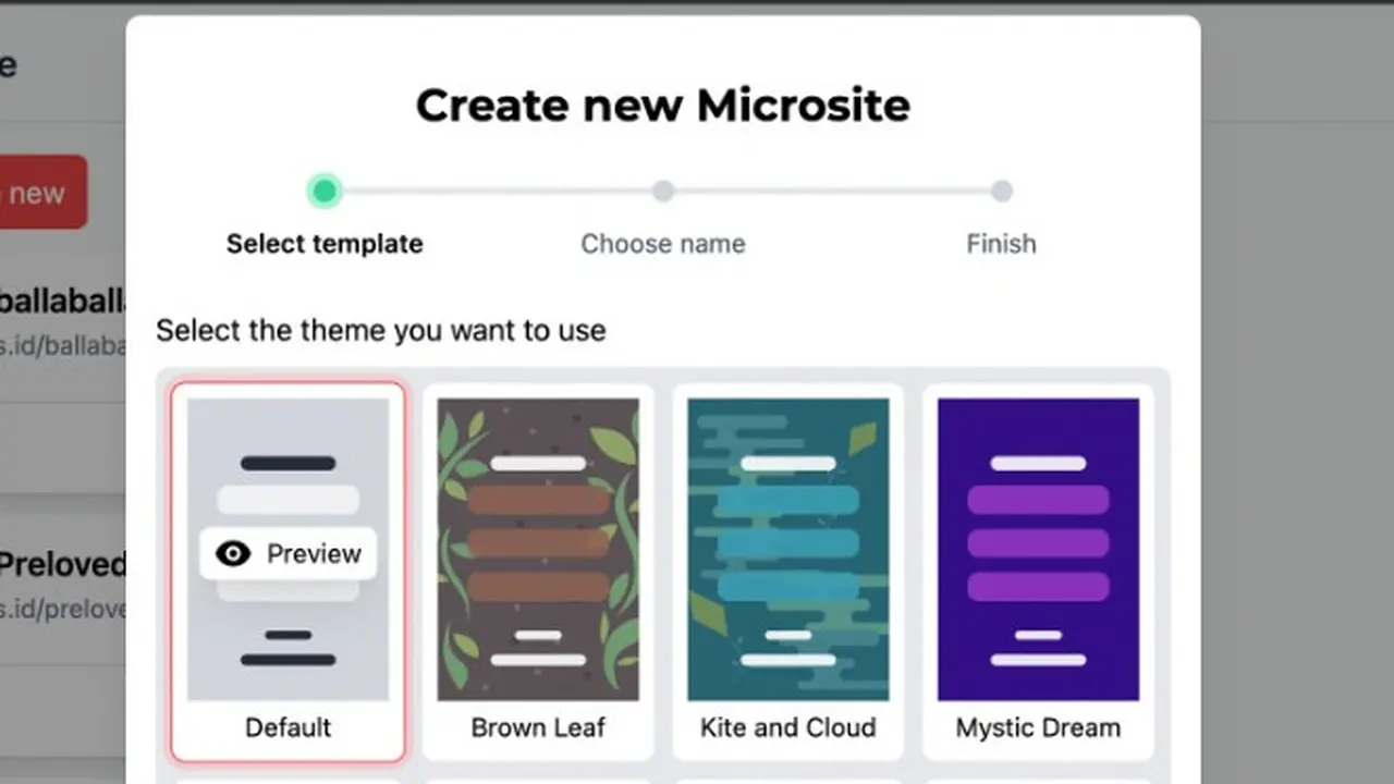 Cara membuat microsite untuk media sosial