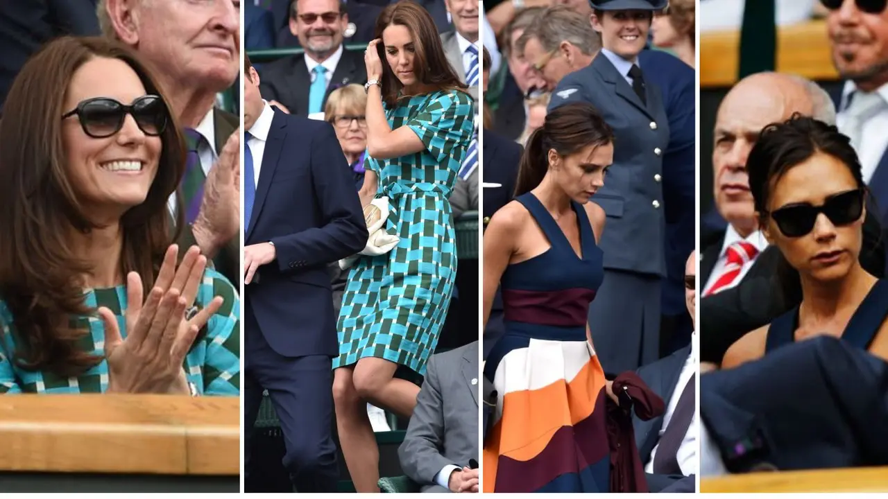 Kate Middleton vs Victoria Beckham at Wimbledon 2014 3