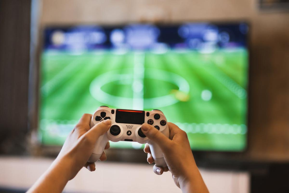 Ilustrasi Bermain Video Game