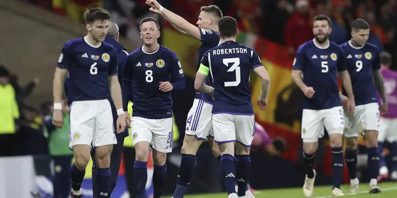 Scott McTominay Dua Gol, Skotlandia Hajar Spanyol di Kualifikasi Euro 2024