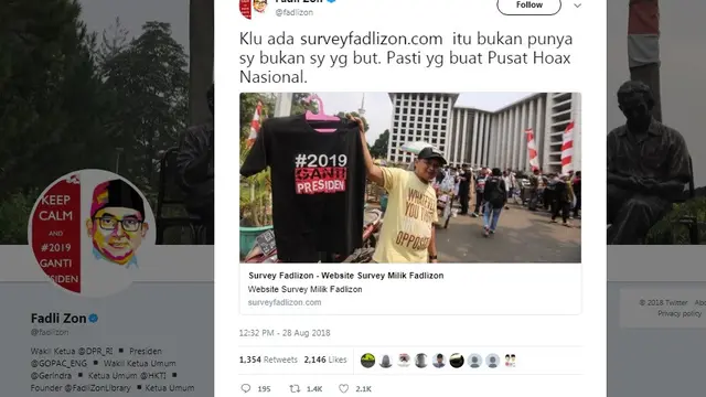 Cek Fakta - Survei Pilpres 2019