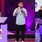 Para calon wakil presiden pada Pemilu 2024 memaparkan visi misi dalam debat kedua Cawapres 2024 di Jakarta Convetion Center, Jumat (22/12/2023). (Liputan6.com/Faizal Fanani)