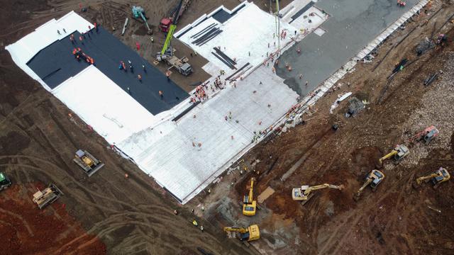 China Bangun RS Khusus Pasien Terjangkit Virus Corona