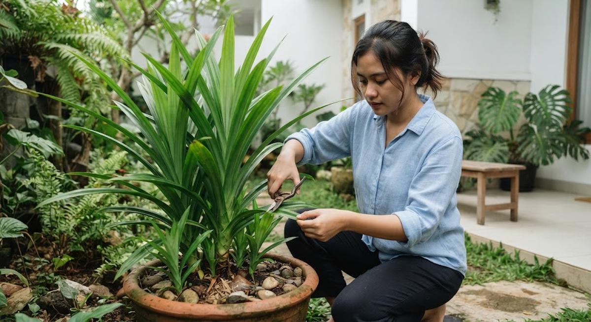 Cara Memangkas Tanaman Pandan