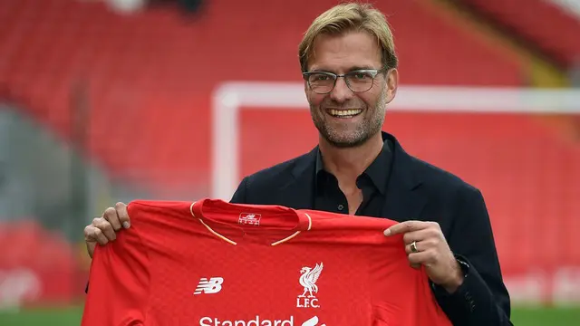 Jurgen Klopp menyatakan bahwa adalah Liverpool adalah klub yang spesial bagi dirinya setelah Mainz 05 dan Borussia Dortmund saat jumpa pers peresmian dirinya.