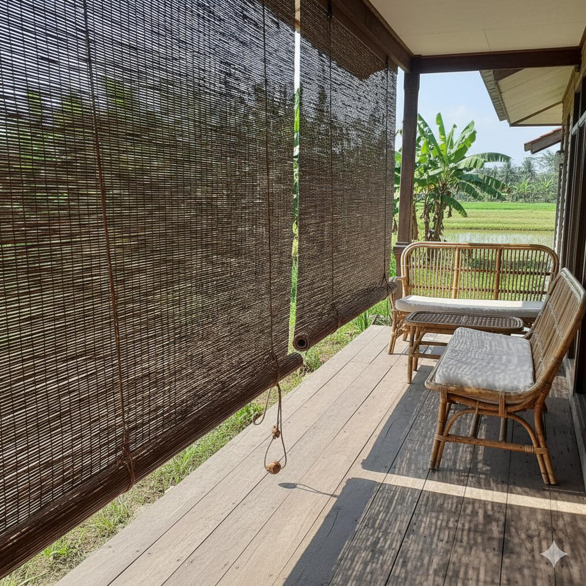 Model Tirai Teras yang Bikin Teduh tapi Tetap Angin Masuk. AI