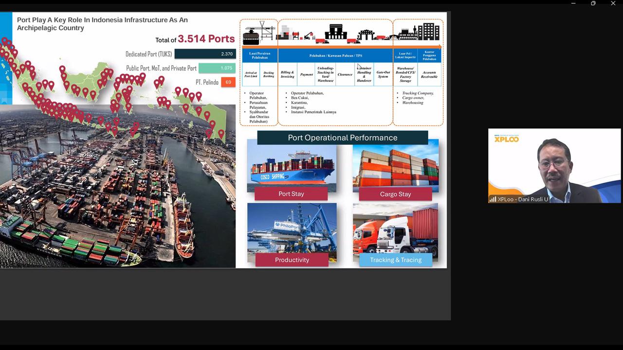 Mahasiswa doktoral DRM di Binus, Dhani Rusli Utama pada acara XPLOO Senin (16/12/2024).