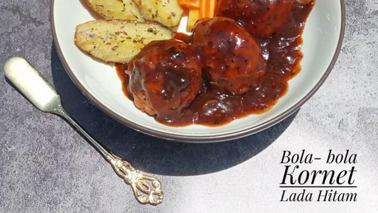 Bola-bola Kornet Lada Hitam