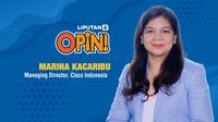 Marina Kacaribu, Managing Director, Cisco Indonesia. Liputan6.com/Abdillah