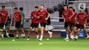 Berdasarkan informasi, pelatih yang kerap disapa STY itu menyebut jika 25 pemain saat ini dalam kondisi bagus dan siap berlaga melawan Argentina pada Senin (19/6/2023). (Liputan6.com/Helmi Fithriansyah)