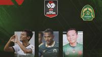 Piala Menpora - Persikabo 1973, Firza Andika, Abduh Lestaluhu, Wawan Febrianto (Bola.com/Adreanus Titus)