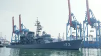 JS Asayuki, kapal destroyer Pasukan Bela Diri Jepang (Liputan6.com/Citra Dewi)