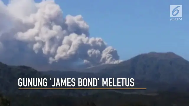 Gunung Shinmoedake atau gunung James Bond sebuah gunung berapi aktif yang berlokasi di selatan Jepang, dilaporkan meletus.