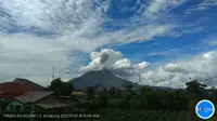 Gunung Sinabung erupsi (Istimewa)