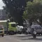 Truk Tersangkut di Jalan Raden Intan Lampung Picu Macet Panjang