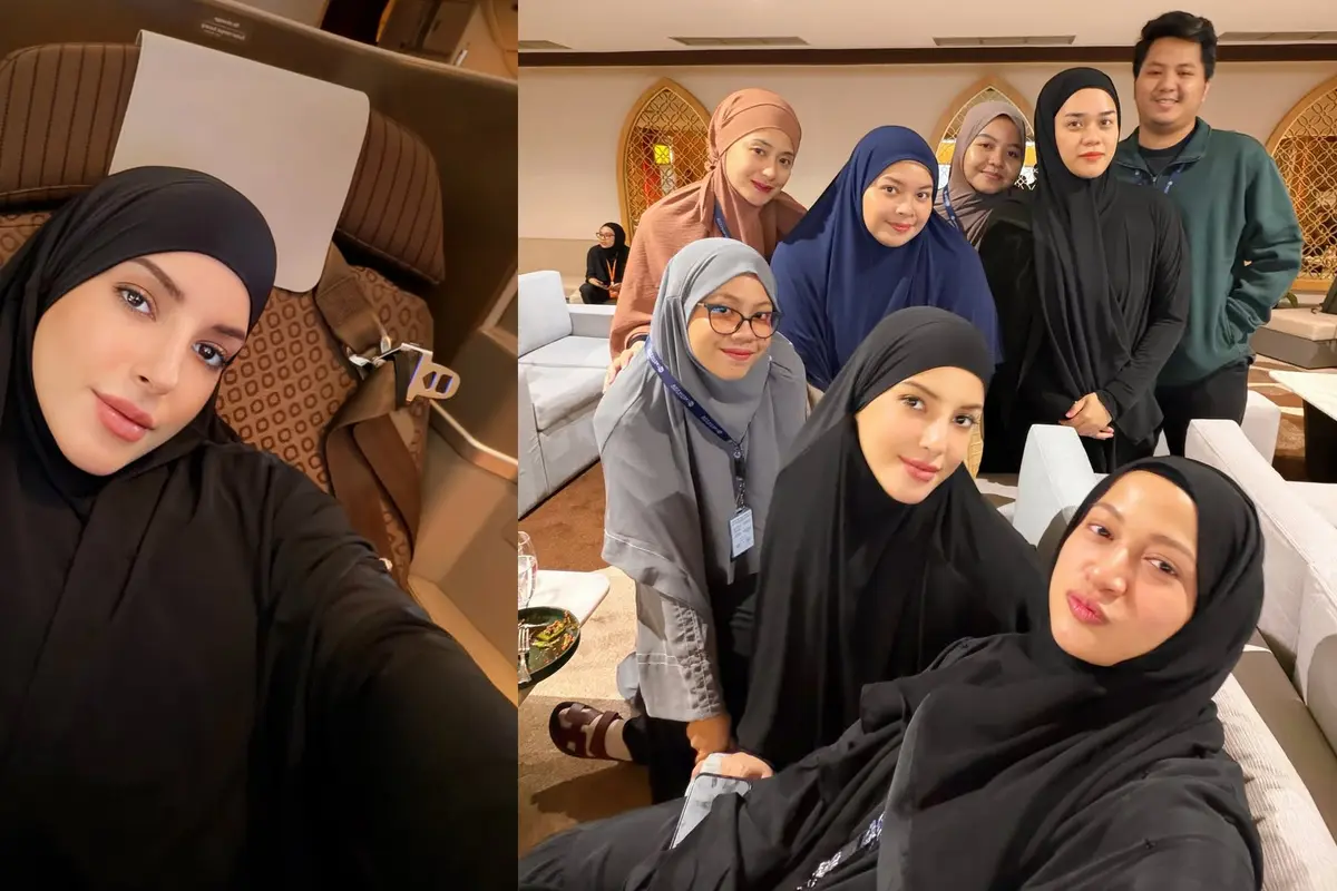 Potret Tasya Farasya Berangkat Umrah di Penghujung 2025, Tampil Anggun dengan Hijab dan Busana Serba Hitam