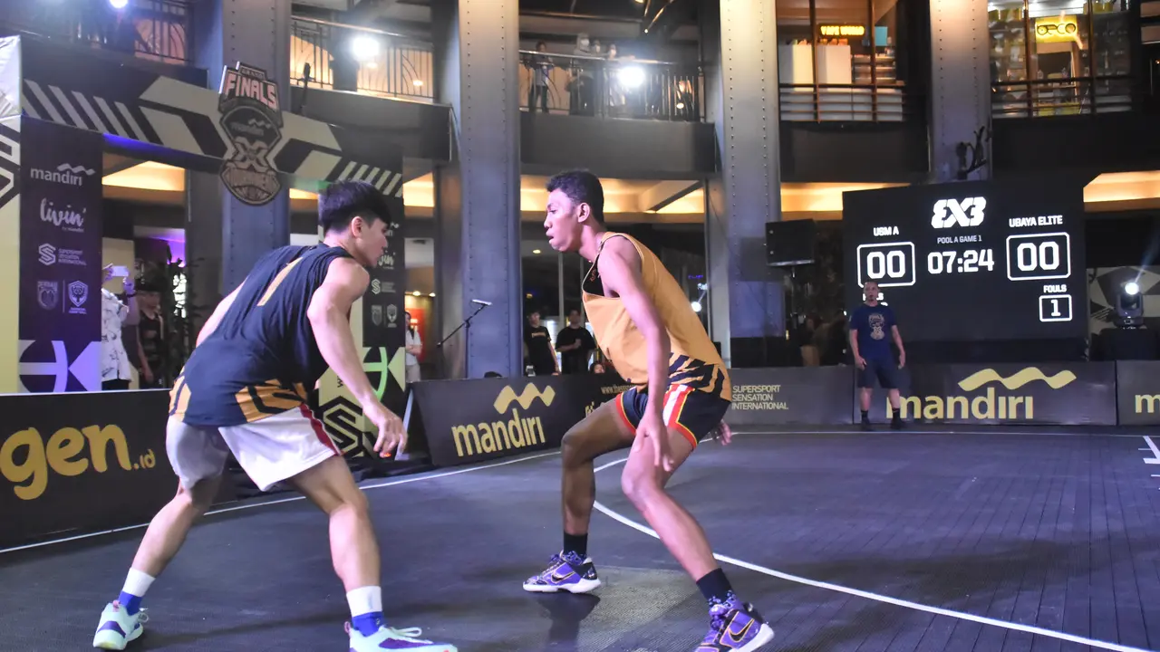 Keseruan grand final kompetisi basket 3x3 nasional di Citos