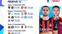 Jadwal Serie A 2025/26 Pekan ke-15 Tayang di Vidio