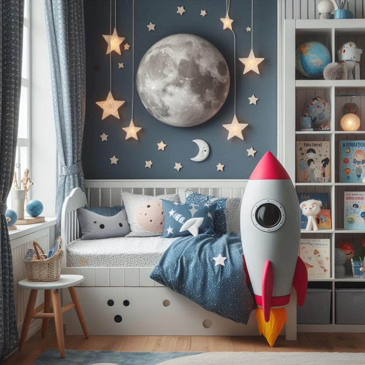 Ilustrasi Desain Mural Kamar Anak
