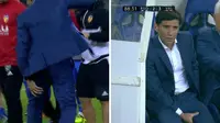 Pelatih Valencia, Marcelino García Toral, cedera saat merayakan gol pemainnya (Twitter)