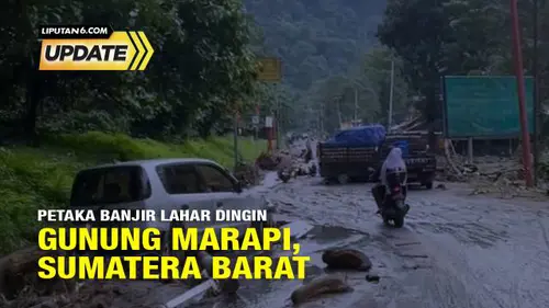 Petaka Banjir Lahar Hujan Gunung Marapi di Sumatera Barat