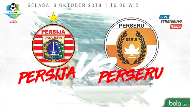Persija Jakarta vs Perseru Serui