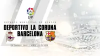 Prediksi Deportivo La Coruna vs Barcelona (Liputan6.com/Yoshiro)