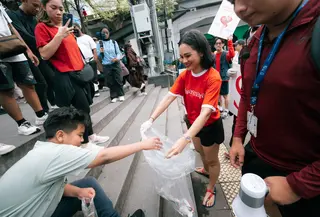 Andien Aisyah Hidupkan Semangat Plogging di Indonesia. Dok. Andien