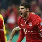 Javi Martinez saat ini dikaitkan dengan Manchester City, Guardiola membutuhkan pemain pengganti Yaya Toure dan pilihannya adalah Javi, Salah satu faktor pendukung adalah Guardiola pernah bekerja sama dengan Javi. (AFP/Christof Stache)