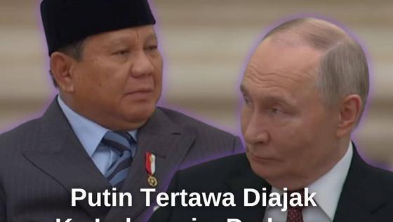 Momen Tawa Presiden Putin, Diajak Prabowo ke Indonesia: Jangan ke India Saja