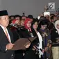 Perry Warjiyo diambil sumpah jabatan saat dilantik sebagai Gubernur BI di Gedung Mahkamah Agung, Jakarta, Kamis (24/5). Perry resmi menjabat sebagai Gubernur BI menggantikan Agus Martowardojo yang habis masa jabatannya. (Merdeka.com/Iqbal Nugroho)