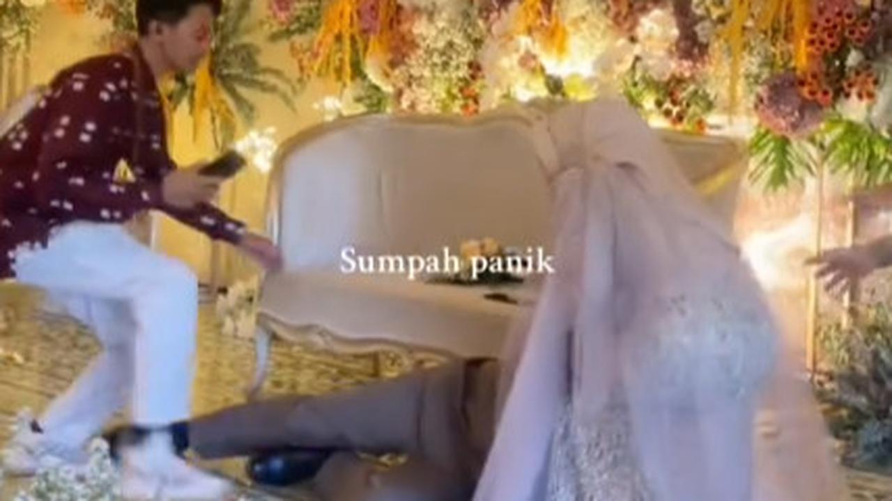 Wanita Ini Panik saat Suaminya Pingsan di Acara Resepsi, Endingnya Bikin Bahagia