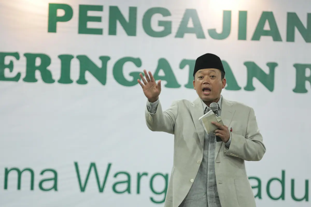 Nusron Wahid Hadiri Pengajian Umum Peringatan Rajabiyah