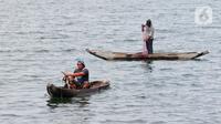 Danau Singkarak terkenal dengan kekayaan ikan bilih yang melimpah. Ikan bilih (mystacoleucus padangensis) merupakan jenis ikan endemik yang hidup di perairan Danau Singkarak dan menjadi salah satu sumber daya alam yang berharga. (Liputan6.com/Angga Yuniar)