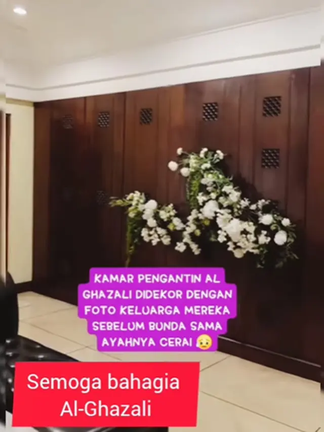 Desain Kamar Pengantin Al Ghazali dan Alyssa