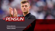 Berita video Toni Kroos putuskan pensiun dari timnas Jerman usai gagal di Euro 2020.