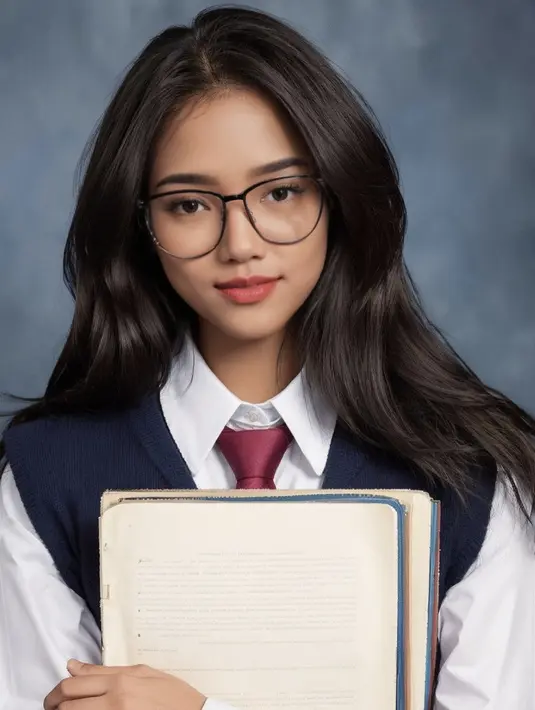 Tampilan Fuji tak ada yang berubah, Ia hadir dengan rambut yang terurai dan