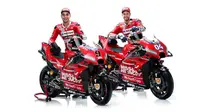 Mission Winnow Ducati Team resmi meluncurkan Desmosedici GP19 yang akan dipakai Danilo Petrucci dan Andrea Dovizioso di MotoGP 2019, Jumat (18/1/2019). (dok. Twitter Ducati)