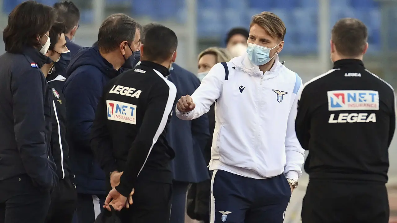 FOTO: Gara-gara Corona Laga Lazio Kontra Torino Batal Digelar