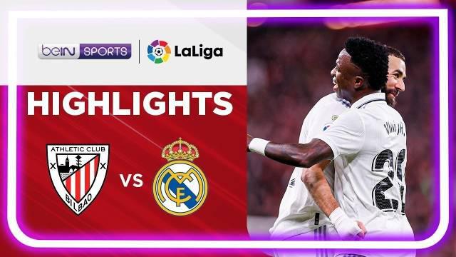 Berita Video, Highlights Liga Spanyol antara Real Madrid Vs Athletic Bilbao pada Senin (23/1/2023)